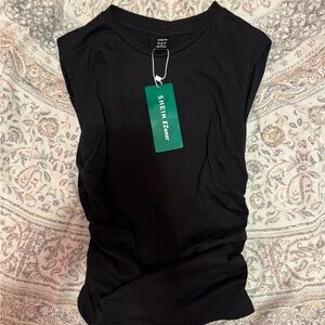 SHEIN Classic Black Muscle Tee